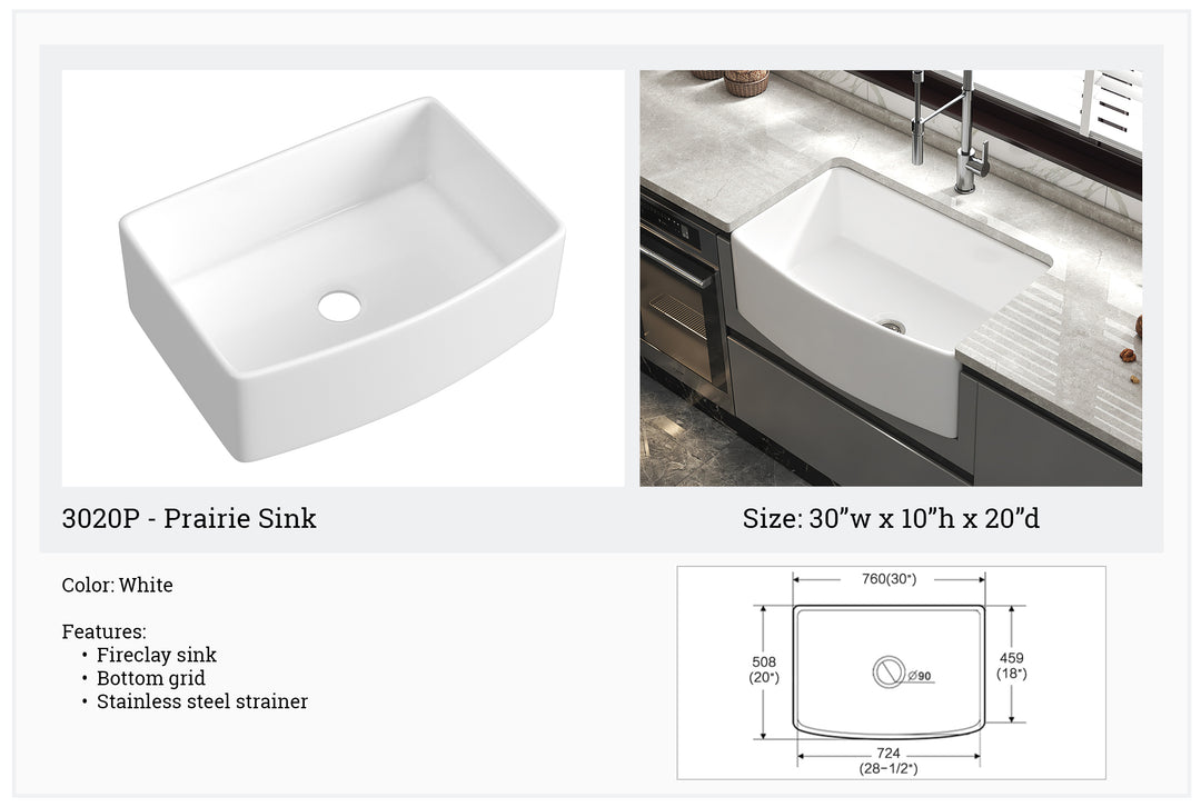 Prairie Farmhouse Sink