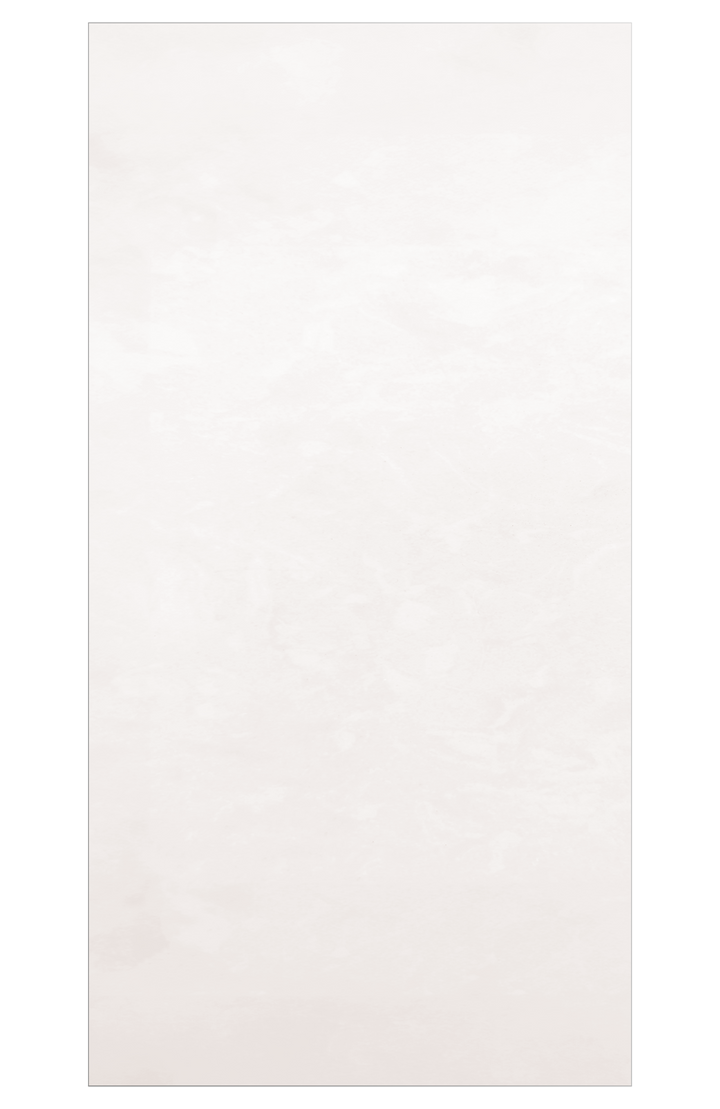 French White Marble Shower Wall - 94" Tall