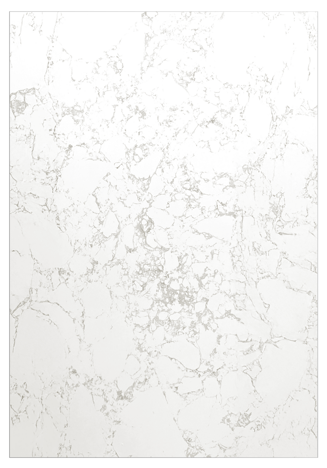 Calcutta White Marble Shower Wall - 84" Tall