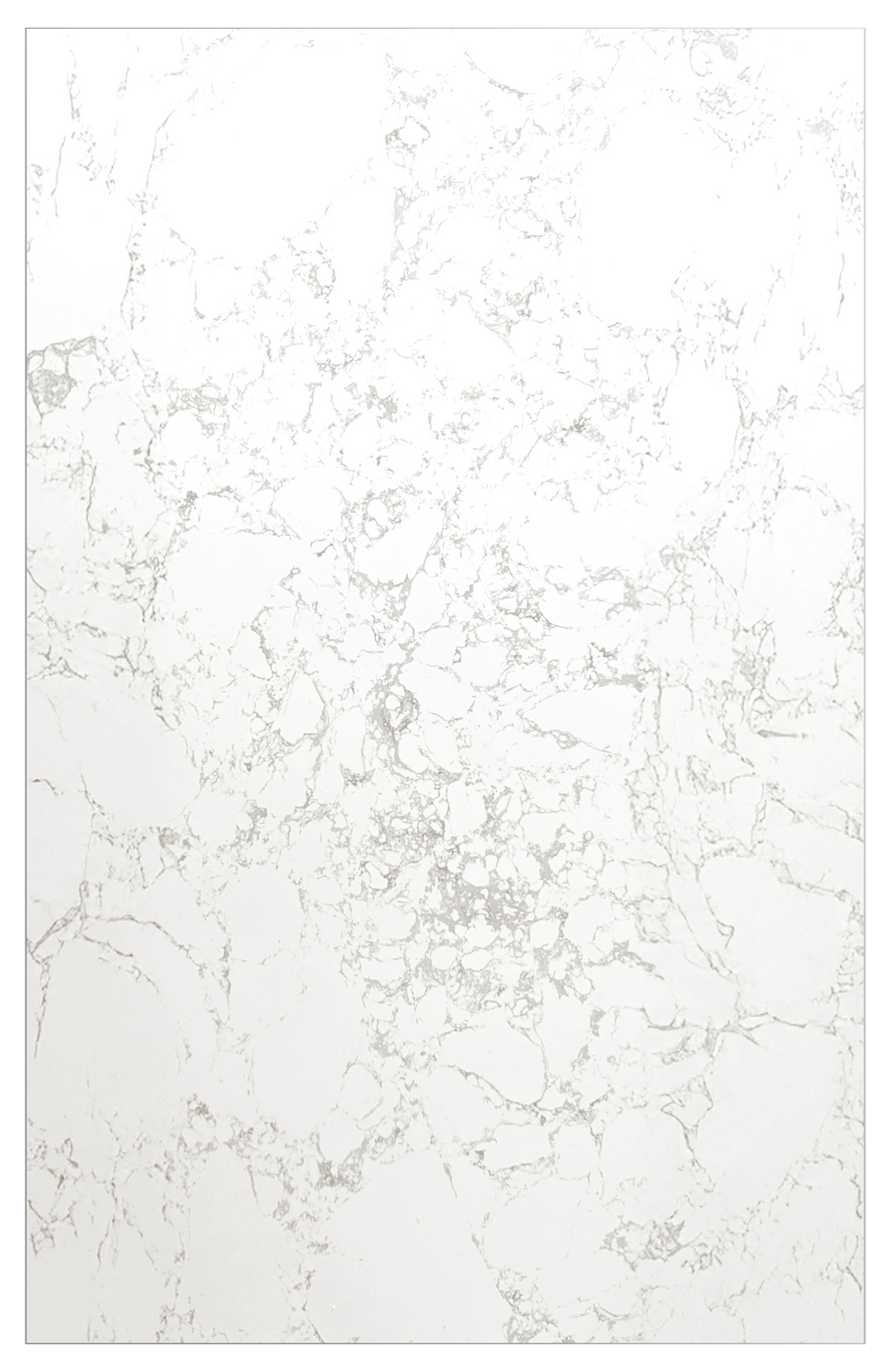 Calcutta White Marble Shower Wall - 94" Tall
